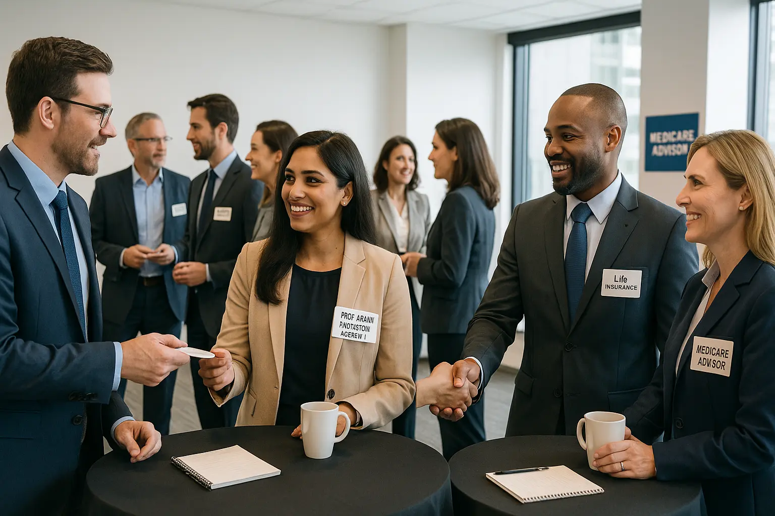 Insurance agents networking